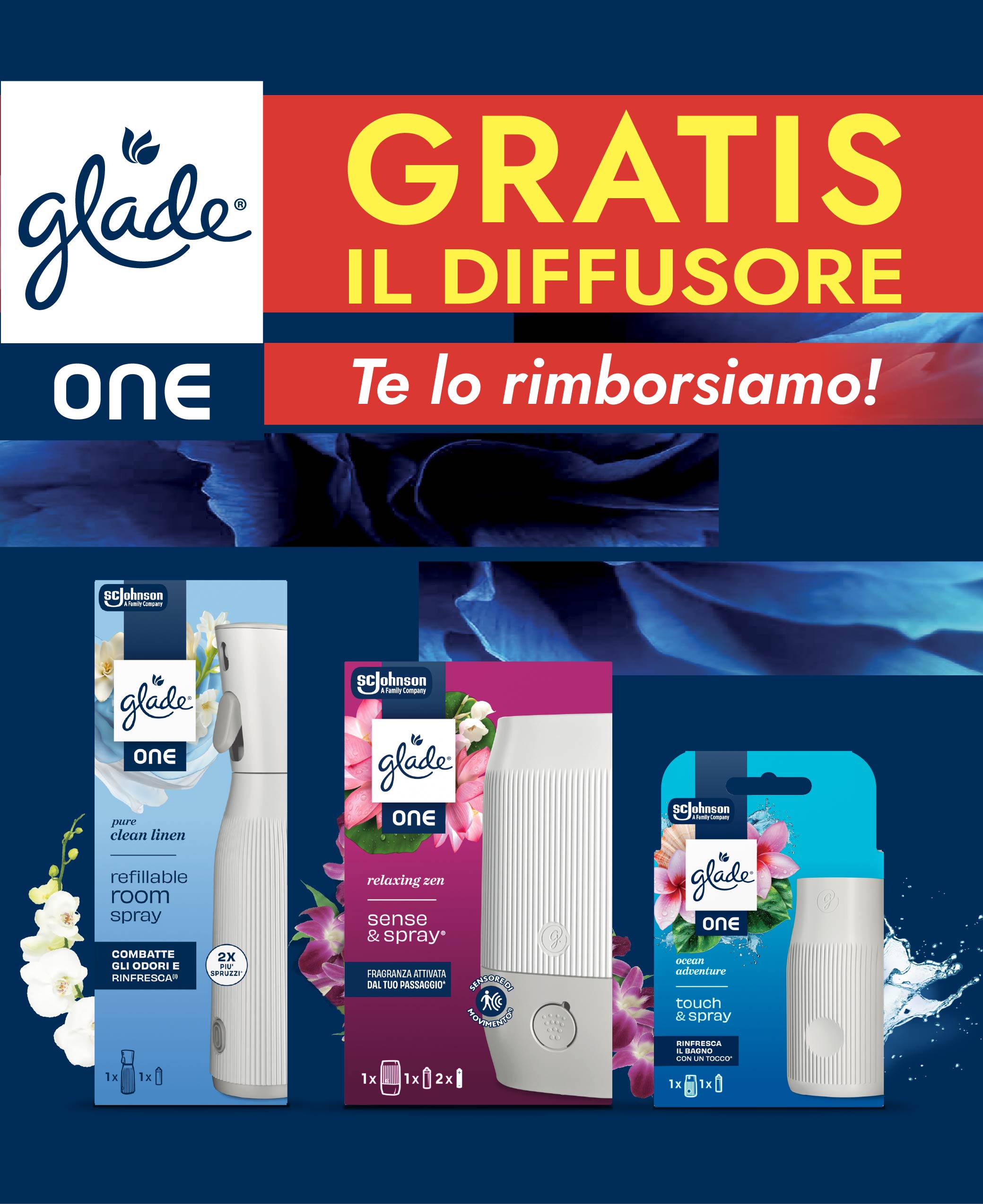 GRATIS IL DIFFUSORE
 Te lo rimborsiamo!