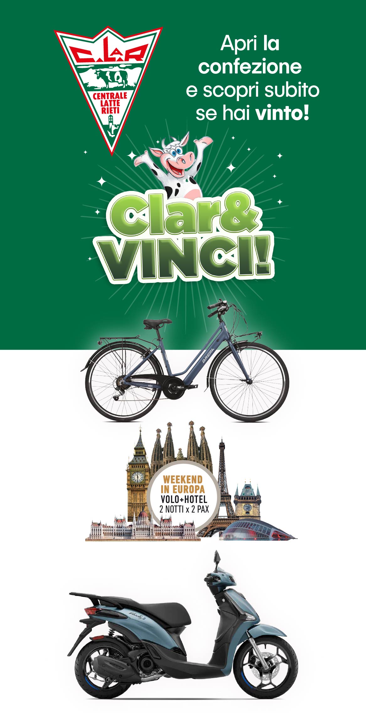 Clar & Vinci, apri la confezione e scopri subito se hai vinto!