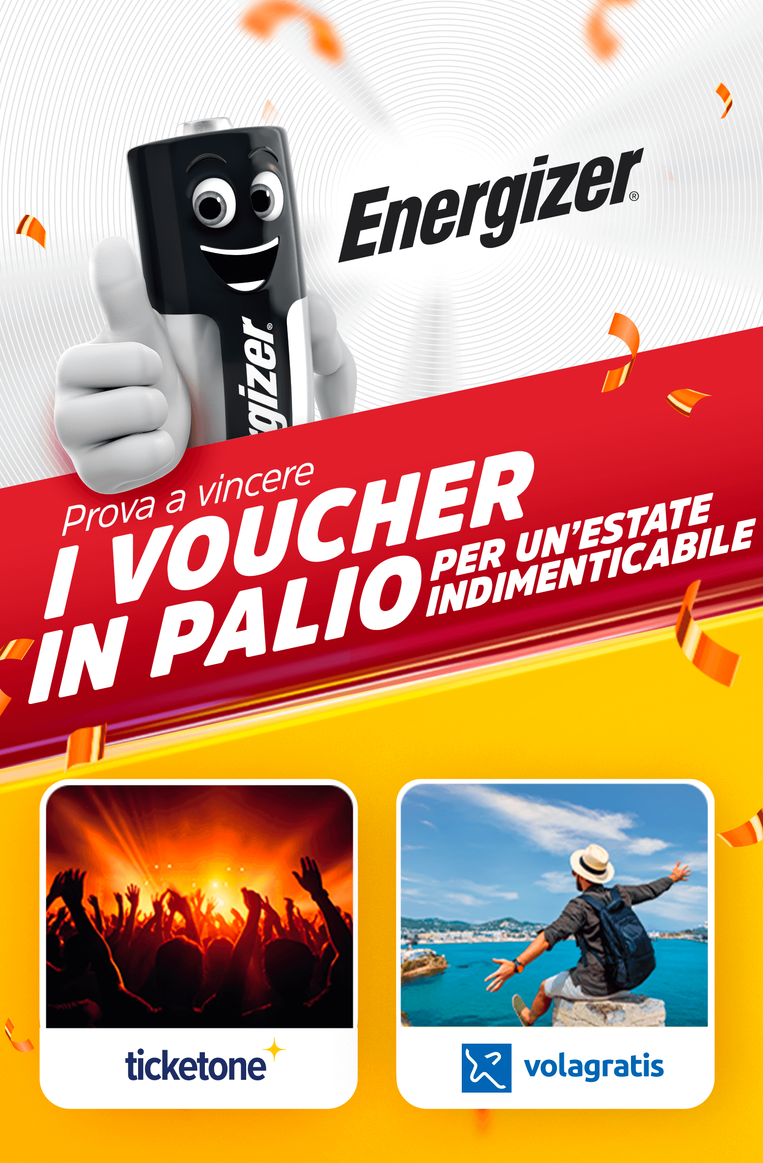 Prova a vincere i voucher in palio per un estate indimenticabile