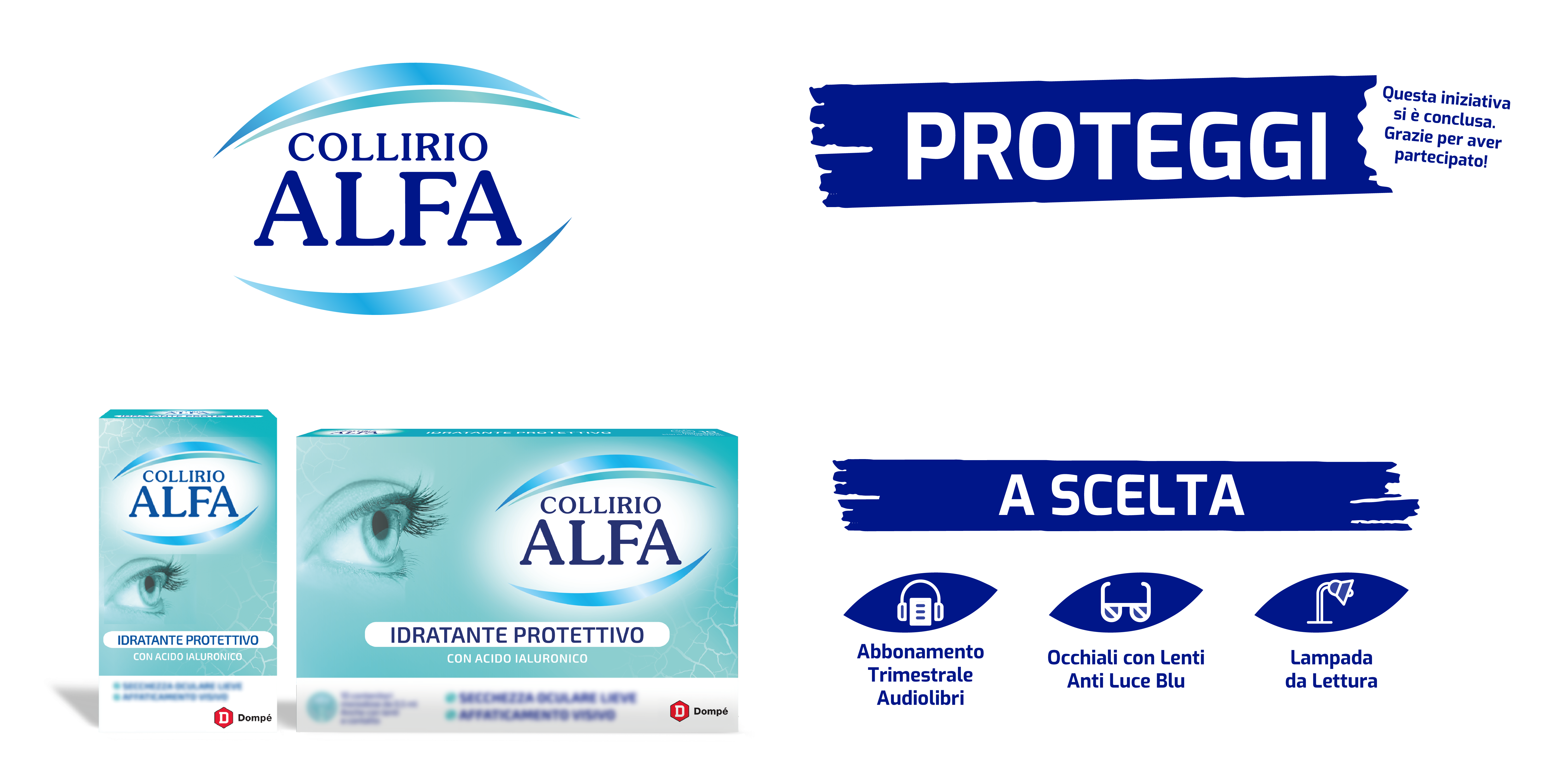 Proteggi la tua vista. Scopri come ricevere a scelta: Abbonamento trimestrale audiolibri, occhiali con lente anti luce blu, lampada da lettura. Questa iniziativa si è conclusa, grazie per aver partecipato!