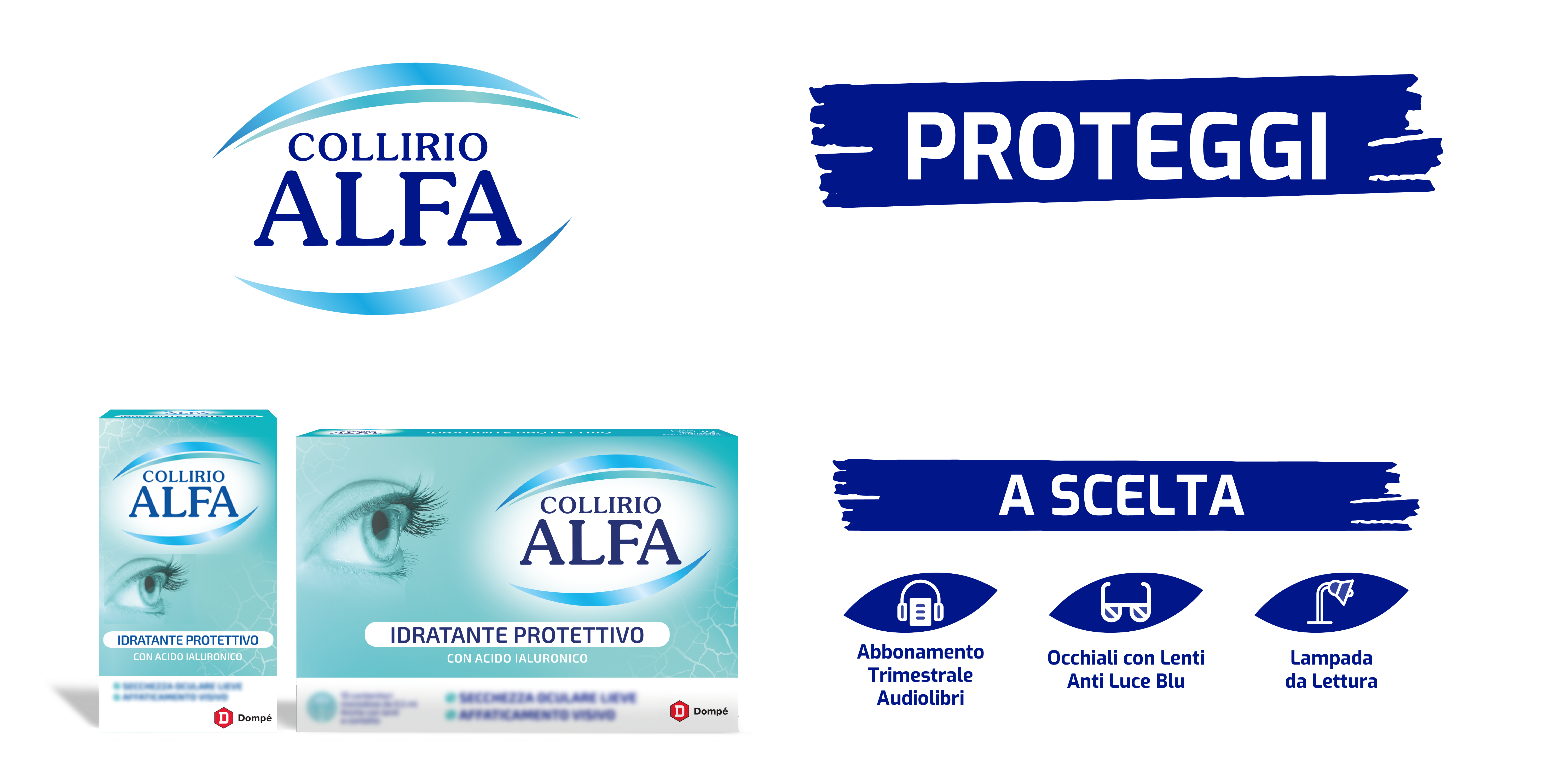 Proteggi la tua vista. Scopri come ricevere a scelta: Abbonamento trimestrale audiolibri, occhiali con lente anti luce blu, lampada da lettura.