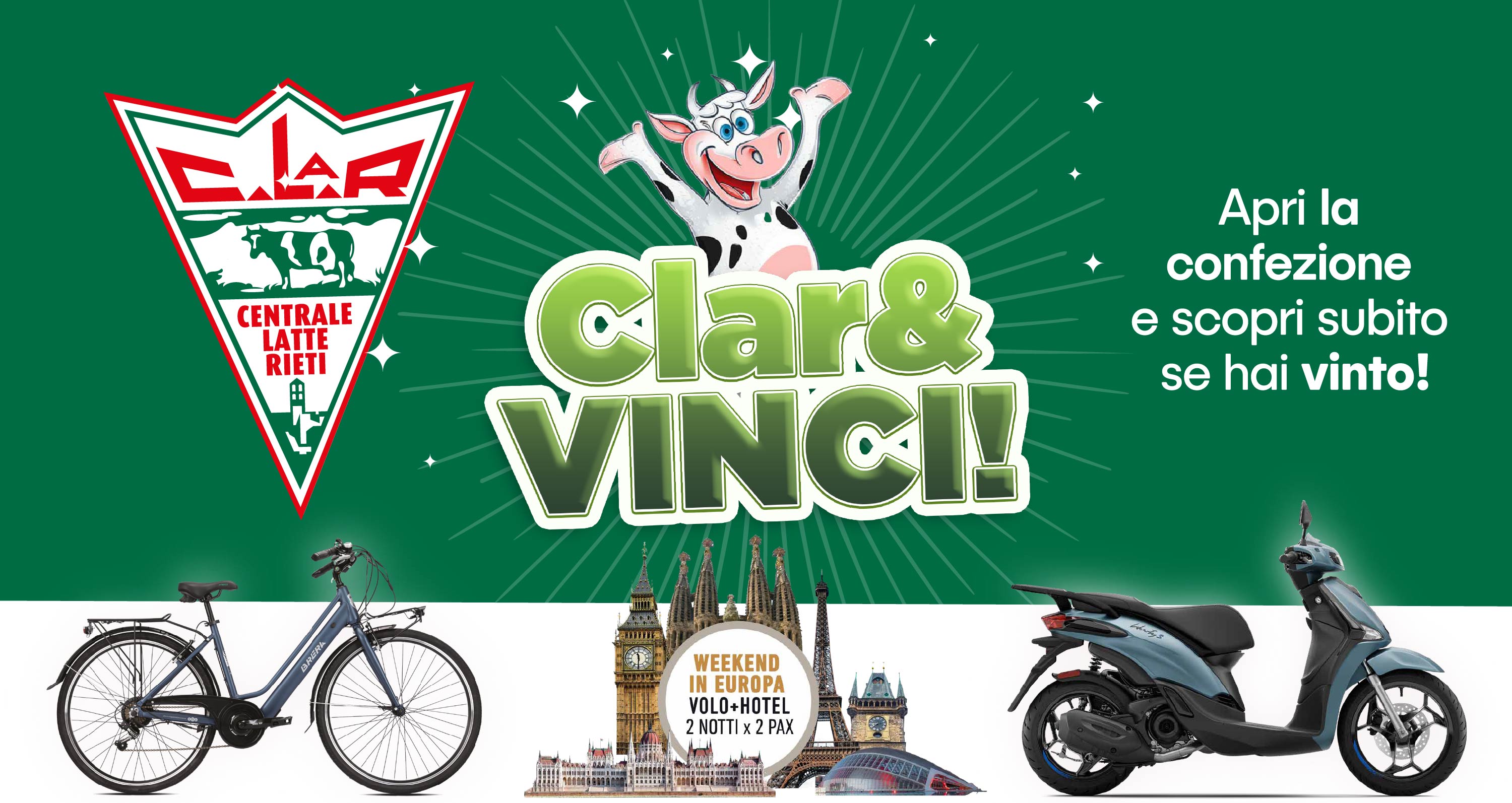 Clar & Vinci, apri la confezione e scopri subito se hai vinto!