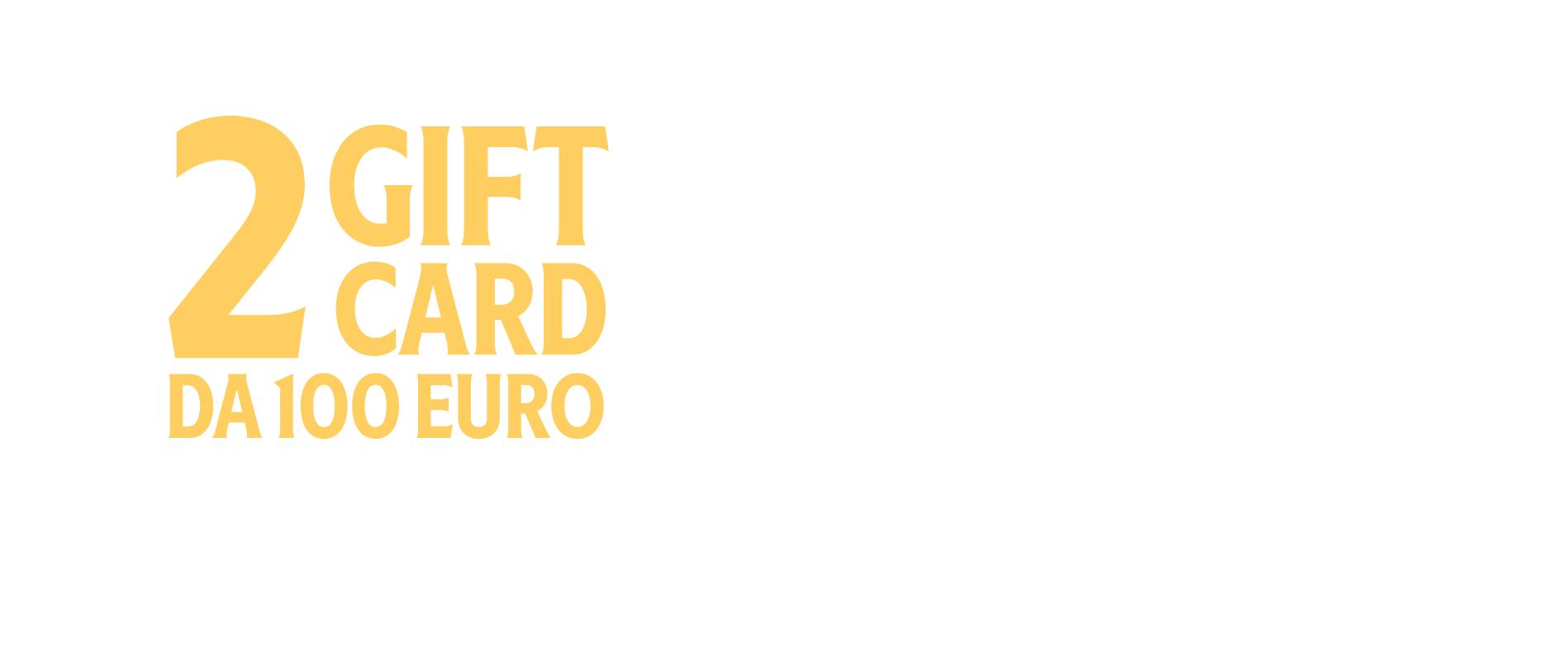 2 Gift Card Netflix da 100€ a settimana.
